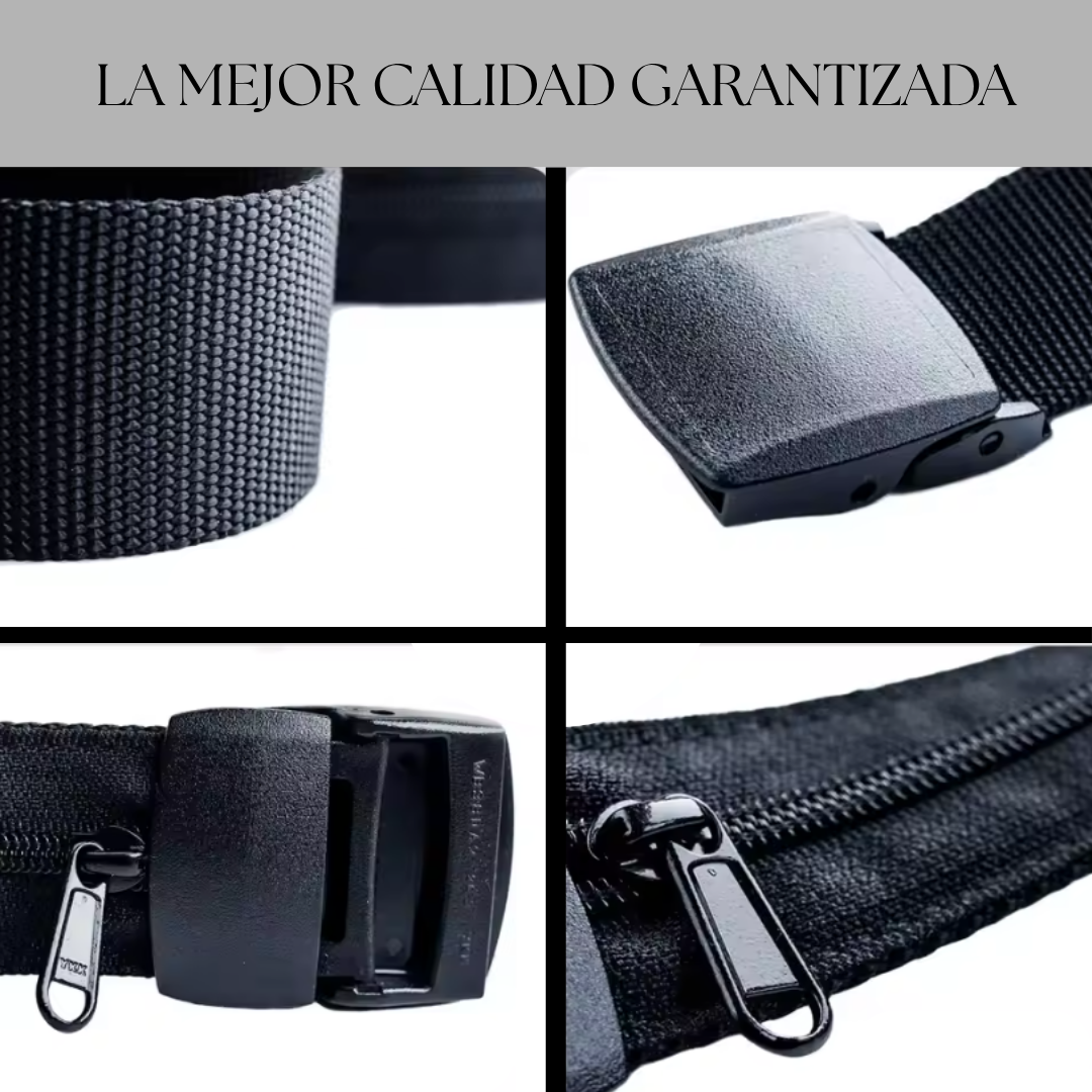 Cinturón Con Bolsillo Secreto